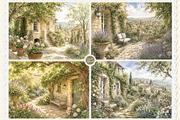 French Cottage Garden Watercolor Set, a Decorative Illustration by Euonia Meraki (Thumbnail 6 of 18)