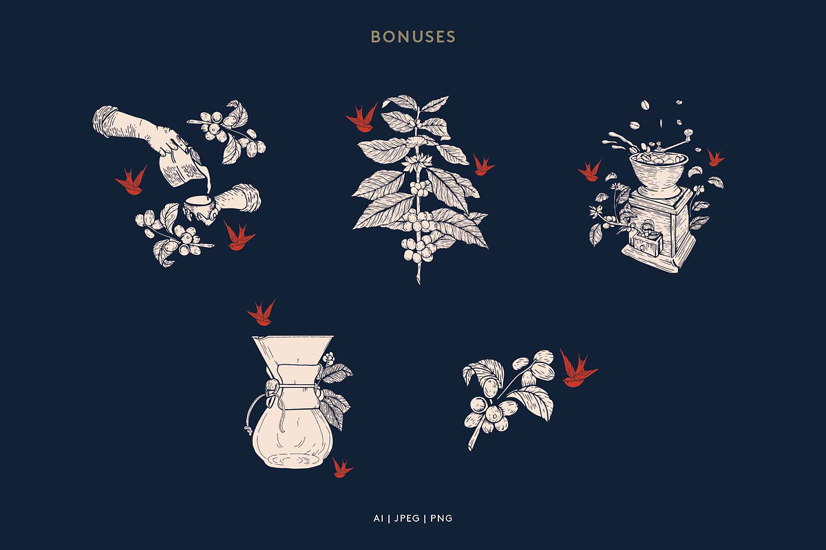 Coffee Illustration ( vintage style), an Illustration by Elysamunster (Photo 6 of 13)