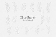 Watercolor Olive Branches Leaves, an Illustration by Creatchees.std (Thumbnail 10 of 13)