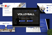 Volleyball - Sport Powerpoint, a Presentation Template by Deepslide Studio (Thumbnail 1 of 6)
