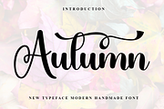 Autumn, a Handwritten Font by FreshTypeINK (Thumbnail 1 of 8)
