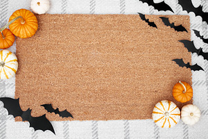 Halloween Doormat Mockup