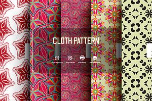 Colorful fabric pattern print, a Decorative Illustration by samsulpassive