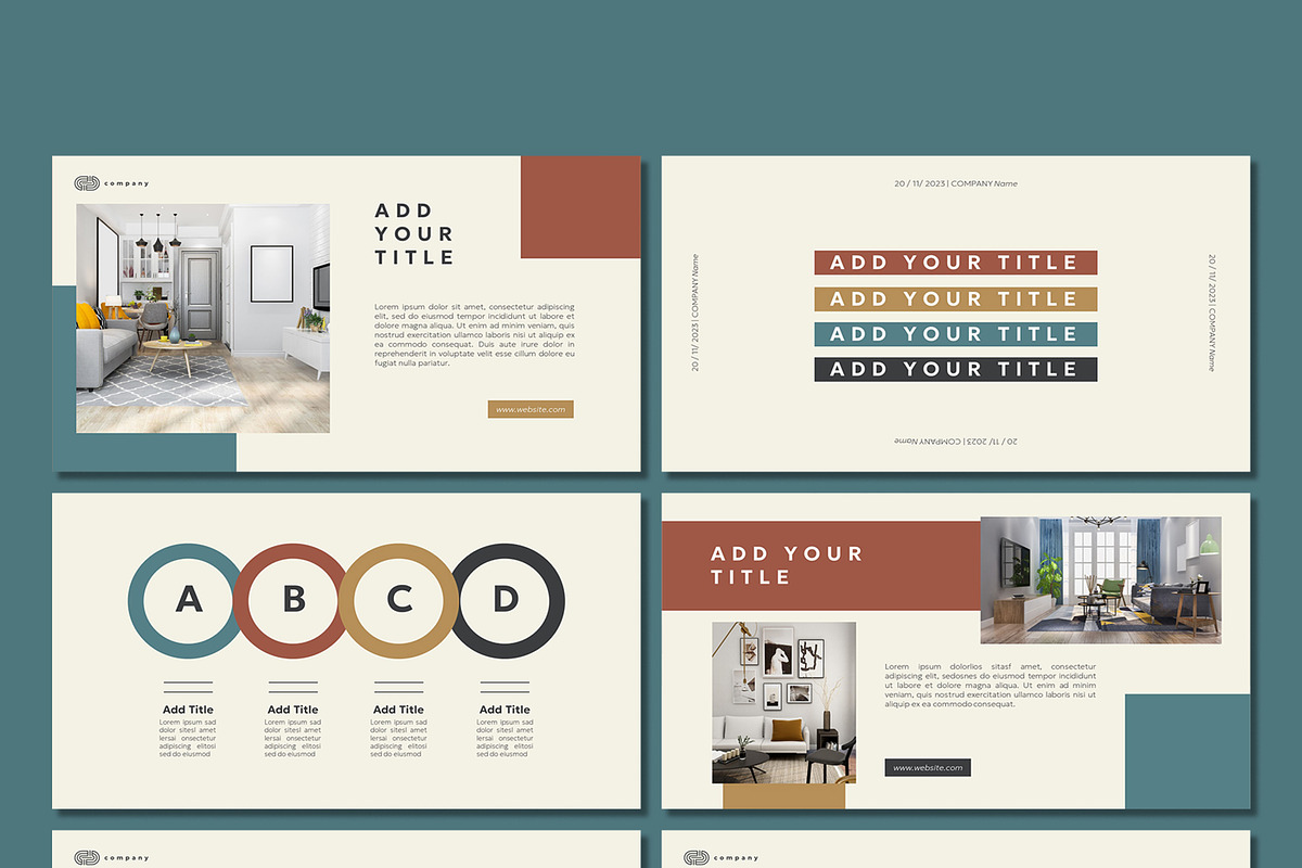 Flat Powerpoint Template, a Presentation Template by SKY CREATION (Photo 4 of 6)