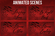 Gothic Bat Animated Stream Package, a Templates & Theme by KatieLearns (Thumbnail 2 of 7)