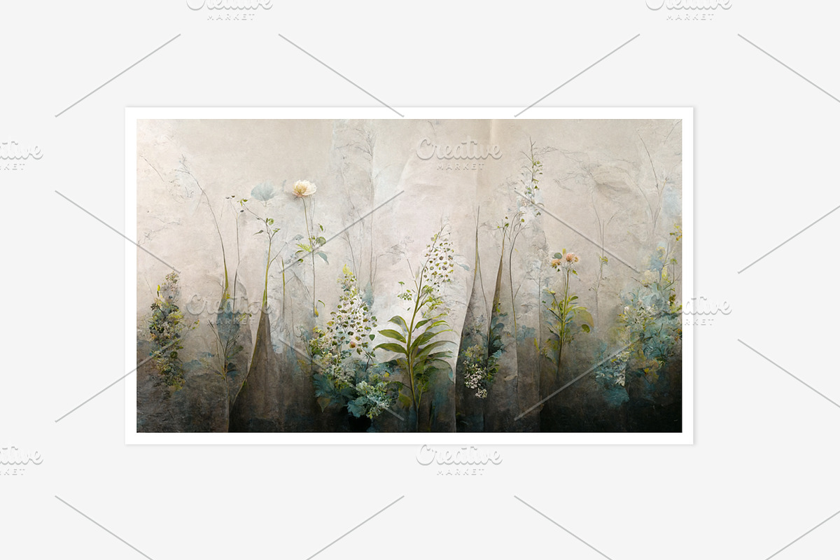Lyba Collection · Botanical Wall, a Texture Illustration by milatovar (Photo 4 of 13)