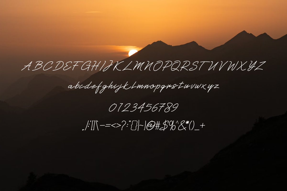 Berliani New Script Font, a Script Font by VectorCraft (Photo 4 of 5)