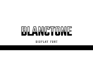 Blanctone Sans Serif Display