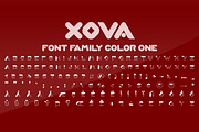 XOVA Layered Font Family, a Sans Serif Font by CRR | NTN (Thumbnail 5 of 9)