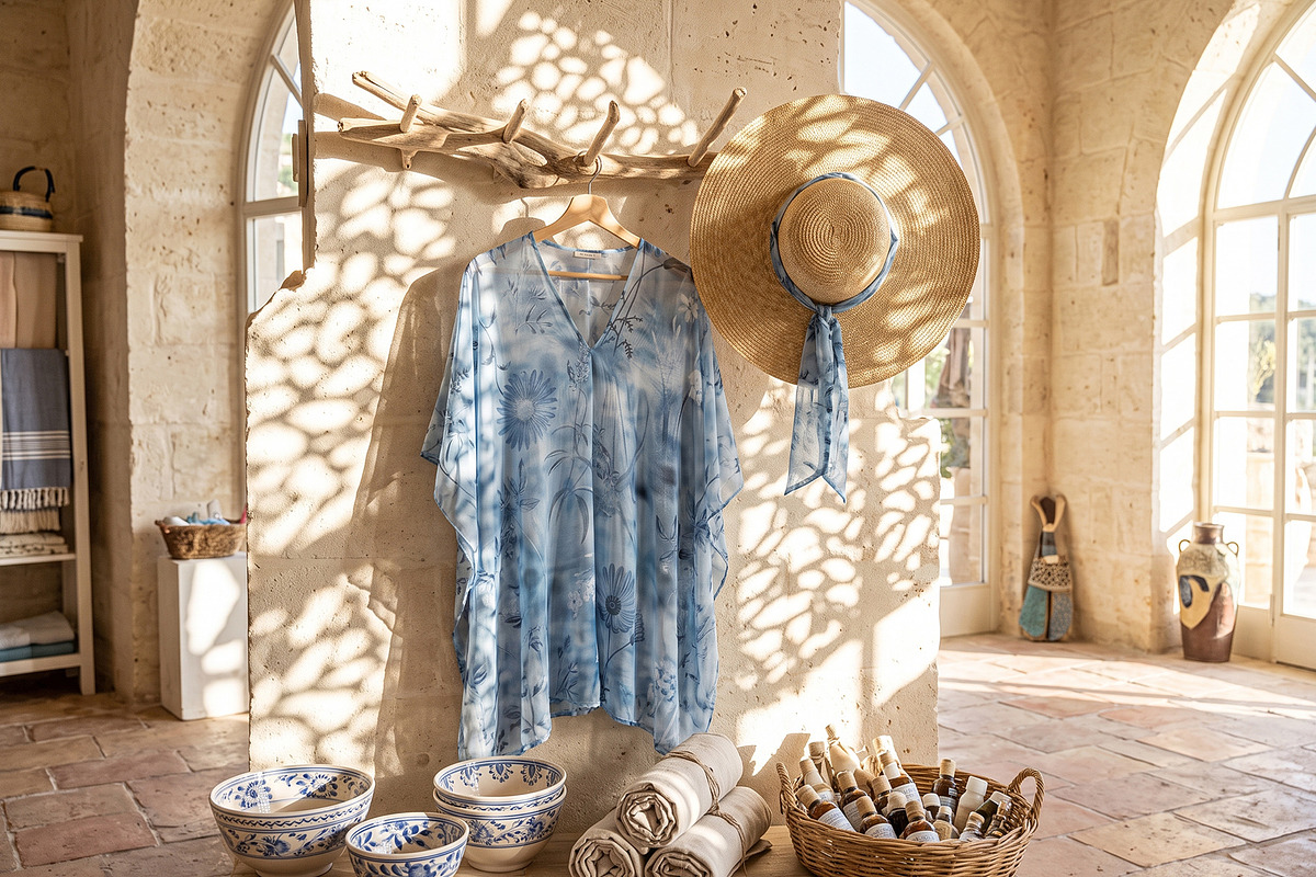 Soft Blue Floral Pattern, a Pattern Graphic by texvogue (Photo 4 of 12)