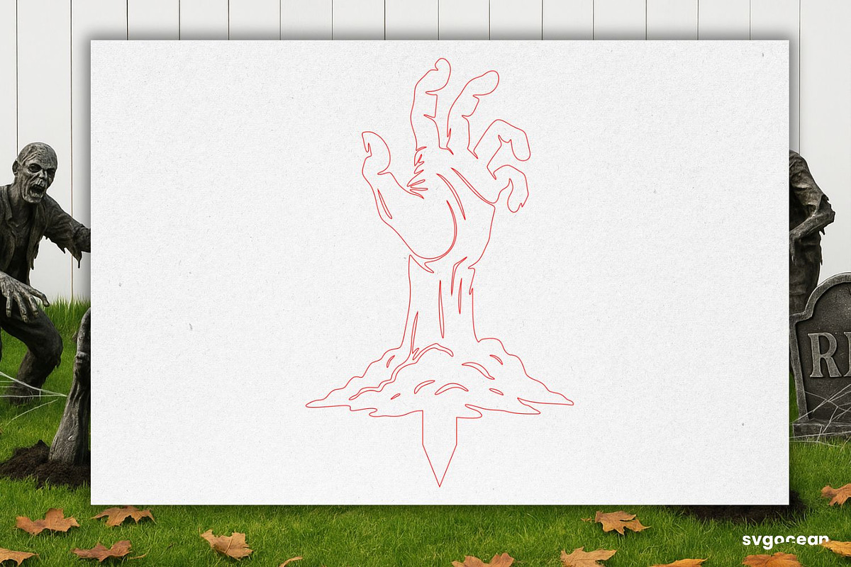 Halloween Garden Stakes Bundle, an Illustration by svgocean (Photo 19 of 21)