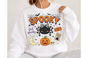 Preppy Spooky Halloween PNG, a Seasonal Illustration by DreamCafeArt (Thumbnail 4 of 7)