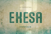 Exesa Vintage Stamp Font, a Sans Serif Font by Craft Graphic Type (Thumbnail 10 of 10)