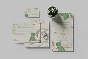 Wedding Invitation Stationery Mockup, a Print Template by bimockup (Thumbnail 6 of 9)