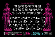 Maledicta Typeface, a Blackletter Font by alit design (Thumbnail 8 of 16)