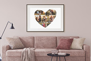 Heart Shaped Collage with watercolor, a Shape Add-On by BrownLeopard (Thumbnail 8 of 9)
