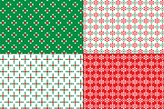 Seamless Red & Green Geometrics, a Pattern Graphic by Melissa Held Designs (Thumbnail 5 of 8)