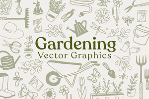 Gardening Vector Graphics