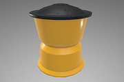 Impact Attenuator Drum, an Environmental 3D Model by Rev A Studios | THE SHOP (Thumbnail 3 of 4)