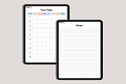 2025 Back To School Digital Planner, a Stationery Template by Designmela01 (Thumbnail 10 of 10)