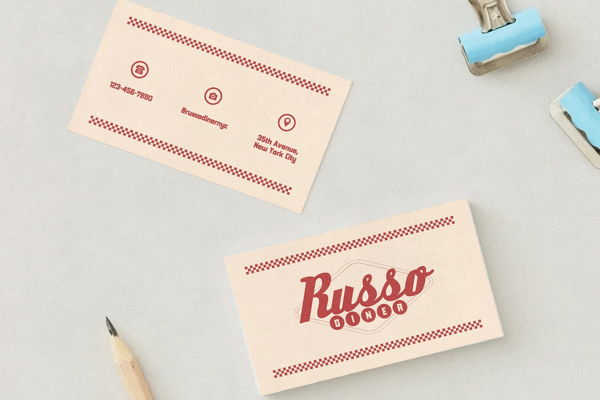 Diner Font Bundle - 30 Retro Fonts!, a Sans Serif Font by HipFonts (Photo 5 of 10)
