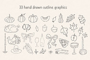 Whimsical Thanksgiving Collection, an Object Graphic by millering (Thumbnail 2 of 7)