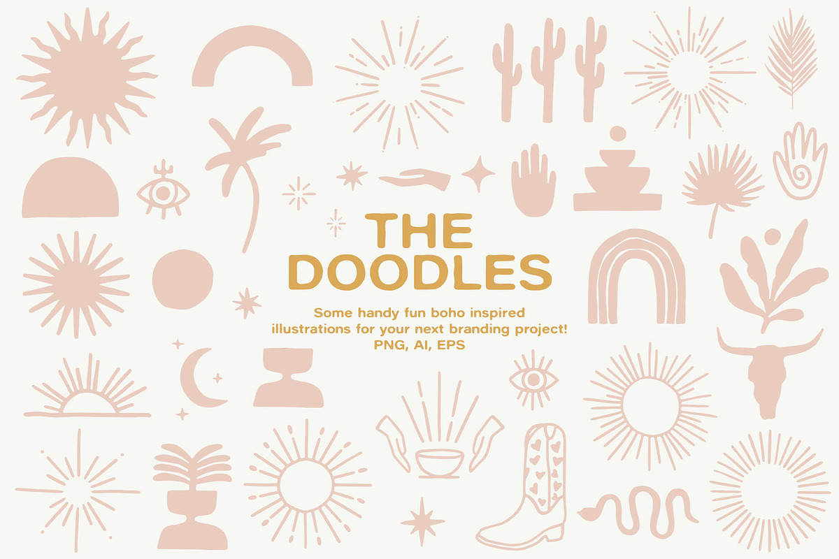 The Prickly Pear Sans + Doodles, a Font by ReveryWorks (Photo 12 of 13)