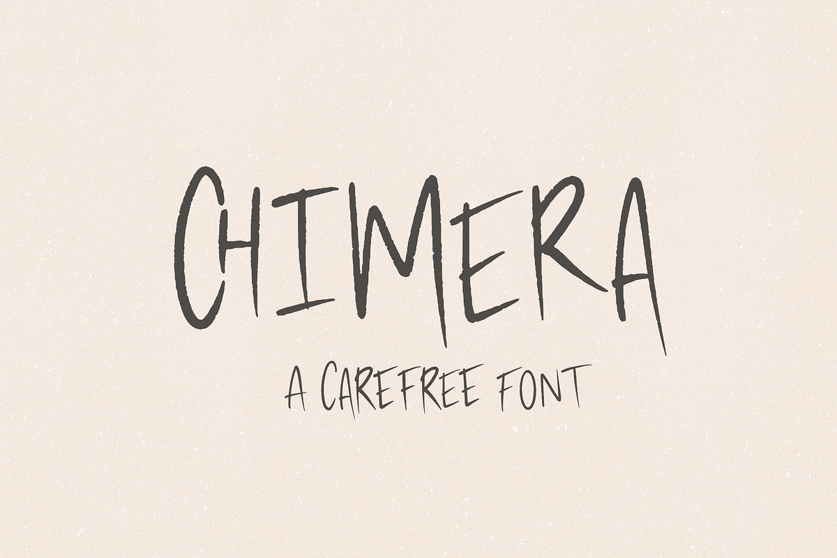 Chimera // A Carefree Font, a Script Font by Megs Lang (Photo 1 of 9)