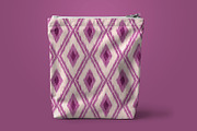 Seamless Ikat Diamond Boho Pattern, a Pattern Graphic by Sir13 (Thumbnail 5 of 8)