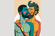 Queer Love Art Collection, a Person Illustration by StockVerse Creative (Thumbnail 3 of 4)