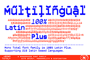 Mono Total–Monospaced Font Family, a Sans Serif Font by More Etc. Studios (Thumbnail 13 of 15)