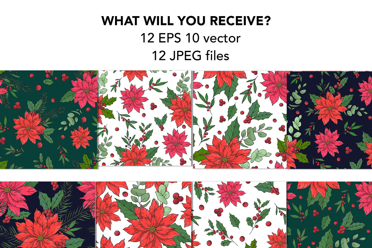 Christmas Patterns, a Pattern Graphic by CaraulanStore (Photo 5 of 5)