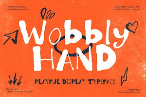 Wobbly Hand Font