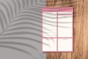 Daily Planner Sheet Design -30