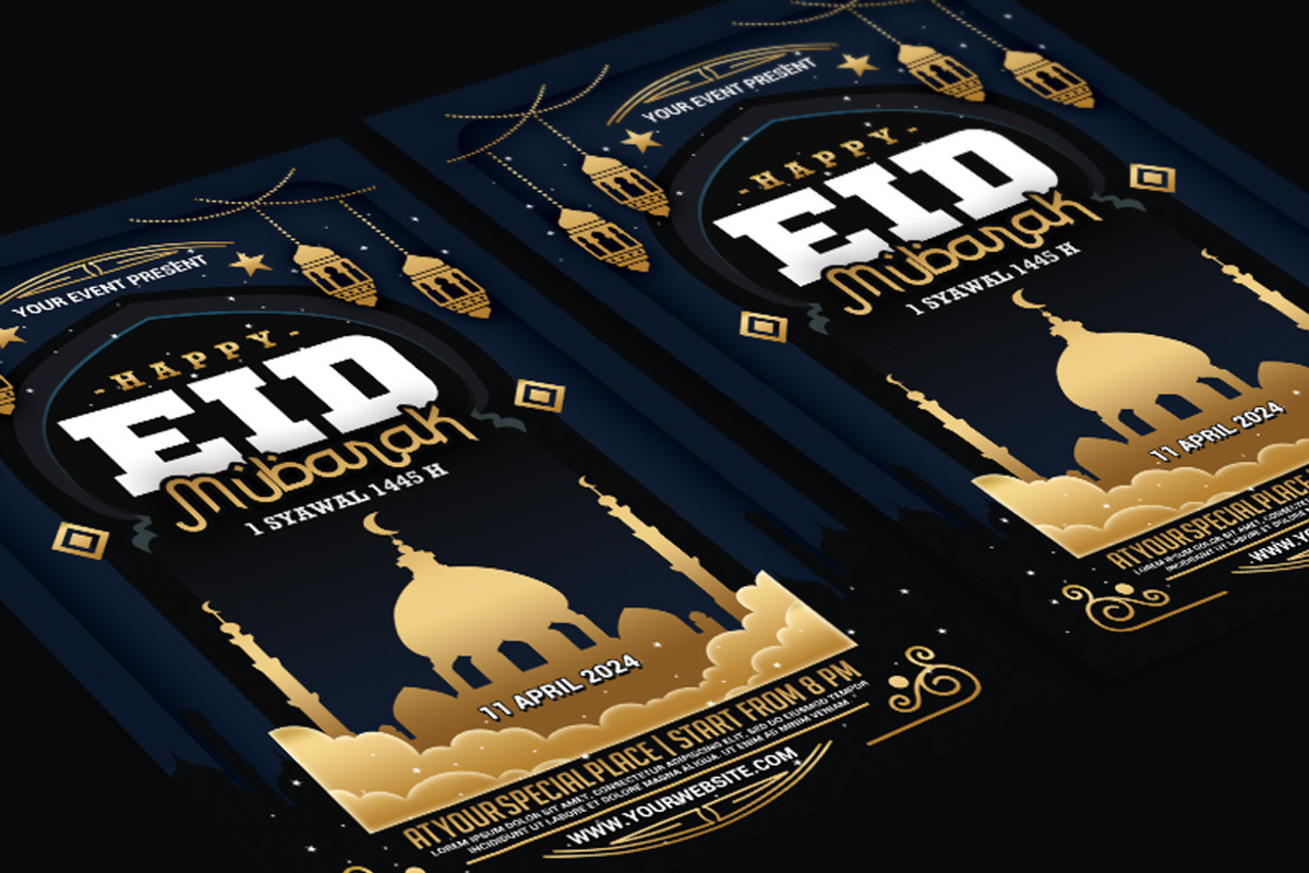 Eid Mubarak Flyer, a Flyer Template by Muhamad Iqbal hidayat (Photo 3 of 4)