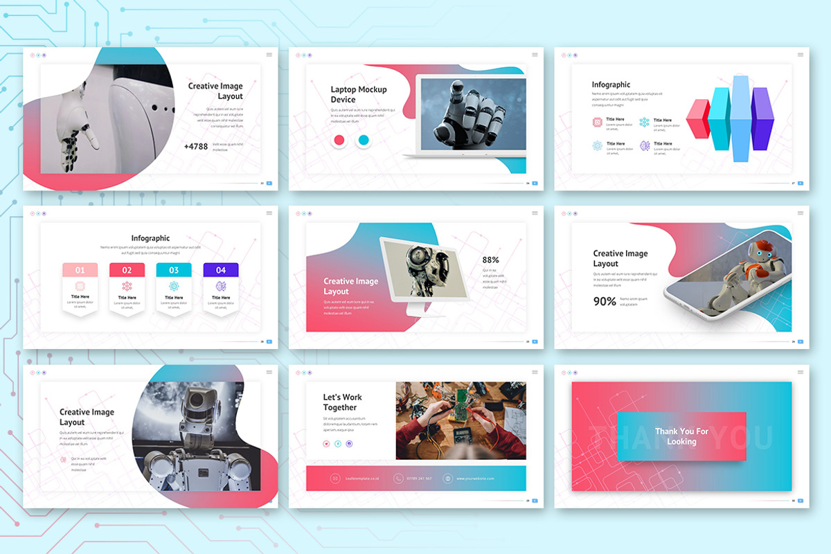 Cyborge - Ai Powerpoint Template, a Presentation Template by Jegtheme