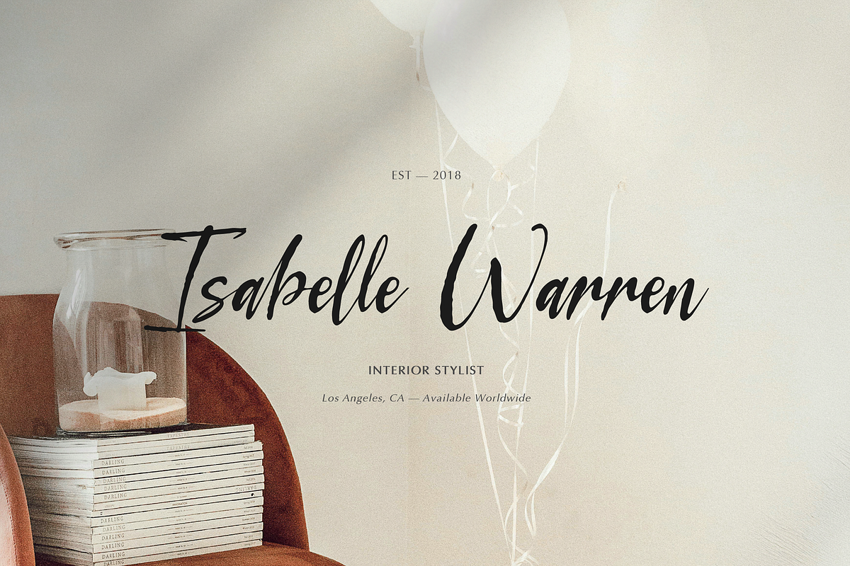 Myrical Amellina Casual Handwritten, a Script Font by gracetype_studio (Photo 8 of 12)