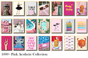 Pink Aesthetic Wall Art Collection, a Wallpaper Photo by Chipshpow Graphics (Thumbnail 7 of 10)
