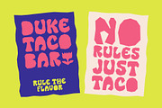 Surfo - Cutout font, a Handwritten Font by The Native Saint Club (Thumbnail 9 of 16)