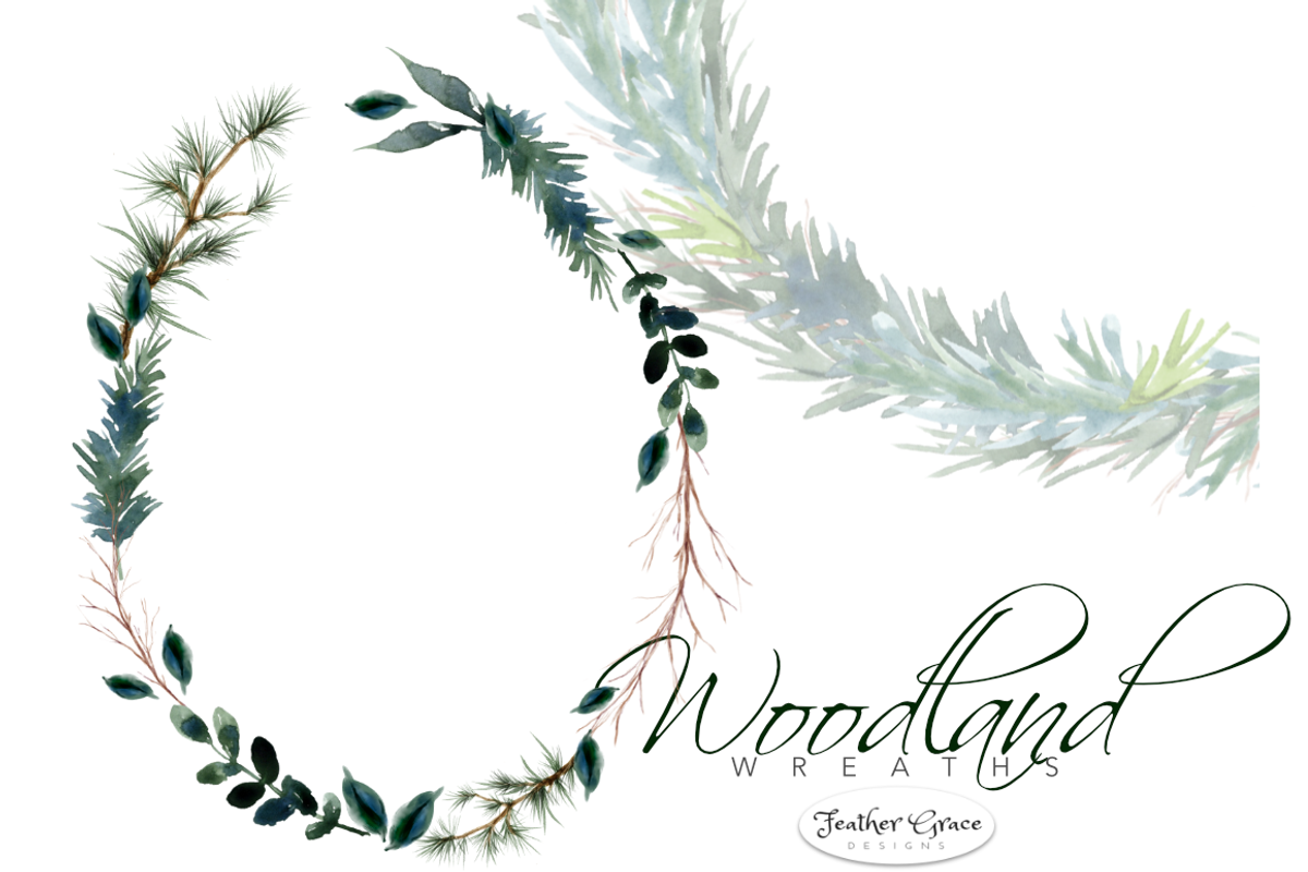 Watercolor Leaves & Greenery, an Illustration by Feather Grace Designs (Photo 7 of 12)