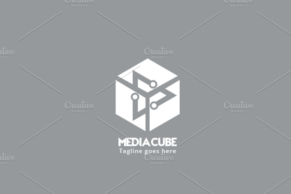 Media Cube, a Branding & Logo Template by da_only_aan (Photo 2 of 2)