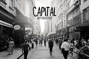 Capital Dry Brush Font, a Font by DesignSomething (Thumbnail 5 of 5)