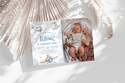 Airplane First Birthday Photo Invite, a Templates & Theme by VeliusCreativeStudio (Thumbnail 3 of 3)