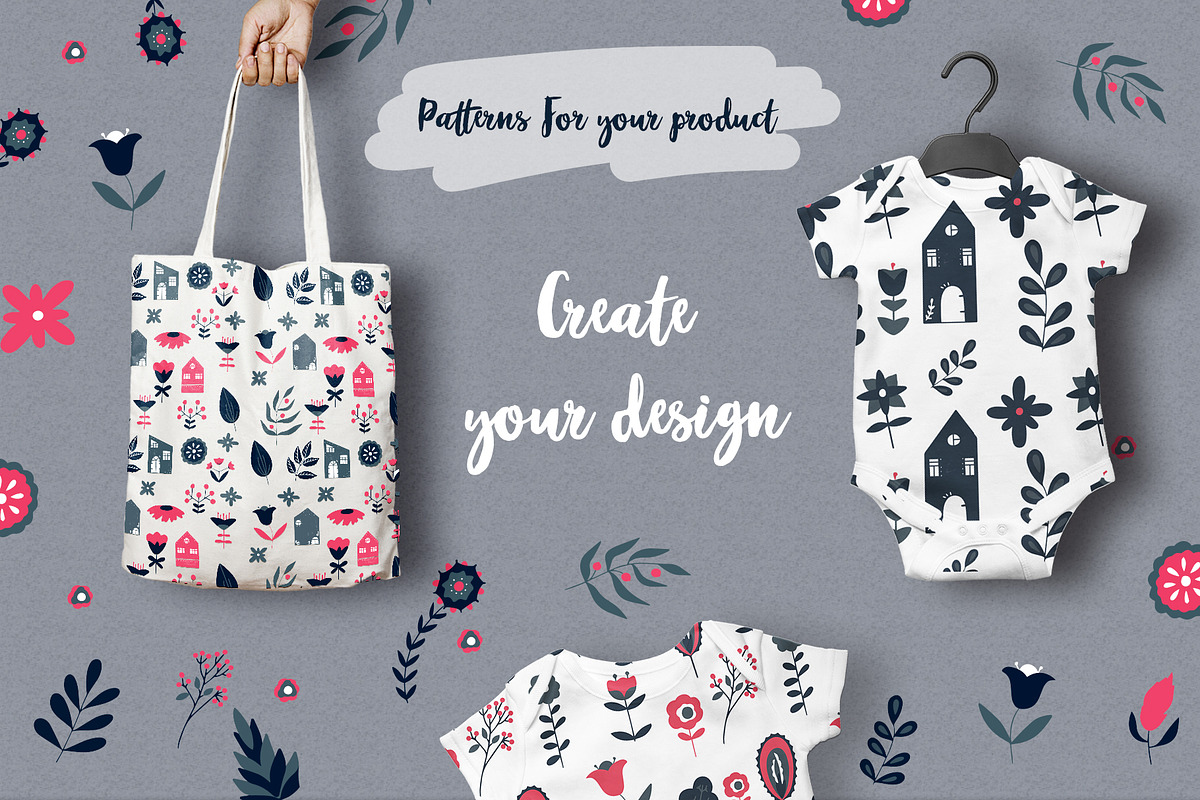 Scandinavian - Nursery pack, a Decorative Illustration by SketchCliparts (Photo 5 of 10)