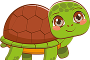 Cartoon Turtle, an Illustration by JYa_Design (Thumbnail 2 of 2)