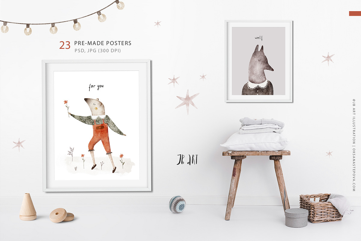 Forest Party, an Animal Illustration by Oksana Stepova (Photo 7 of 16)