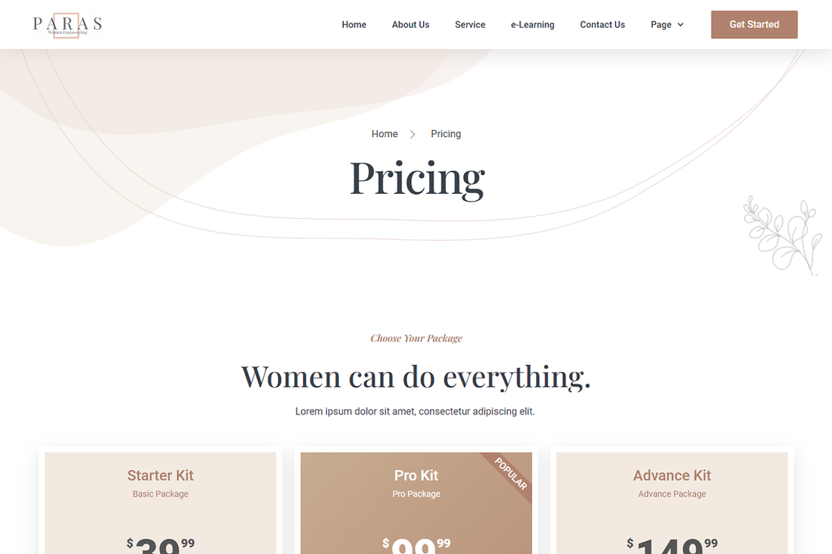 Business Coach for Women Template, a Landing Page Template by Design Spade (Photo 9 of 11)