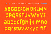 Auhsome - Papercut Craft Font, a Sans Serif Font by Typia Nesia (Thumbnail 2 of 14)