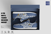 Trainer Sneakers Mockup, 6 PSD, an Advertising Mockup by GraphicVil (Thumbnail 1 of 9)