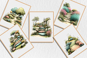 Whimsical Summer Pathway Clipart, a Seasonal Illustration by Rose Art (Thumbnail 5 of 5)